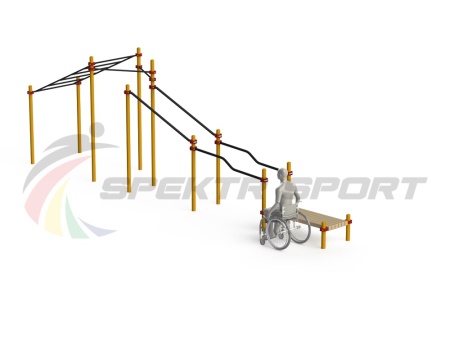 Купить Спортивный комплекс для инвалидов-колясочников WRK-D22_76mm в Белаякалитве 